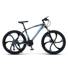 T-Day Bike T-Day Mountain Bike Mountain Bike 21 / 24 / 27 Speed 26 Inches Wheels Dual Disc Brake Carbon Steel Frame Bicycle Suitable For Men And Women Cycling Enthusiasts(Size:21 Speed, Color:Blue)