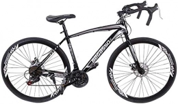 SYCY Bike 700C Road Bicycle Begasso Shimanos Aluminum Full Suspension Road Bike 21 Speed Disc Brakes for Men&Women-Black