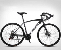 JIAWYJ Road Bike JIAWYJ YANGHAO-Adult mountain bike- 26-Inch Road Bicycle, 24-Speed Bikes, Double Disc Brake, High Carbon Steel Frame, Road Bicycle Racing, Men's and Women Adult-Only YGZSDZXC-04
