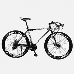 JIAWYJ Bike JIAWYJ YANGHAO-Adult mountain bike- Road Bicycle, 26 Inches 21-Speed Bikes, Double Disc Brake, High Carbon Steel Frame, Road Bicycle Racing, Men's and Women Adult YGZSDZXC-04 (Color : C3)