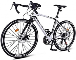 JYTFZD Bike JYTFZD WENHAO 14-speed Road Bike, Aluminum Urban Commuters, Increase Speed, Endurance Mechanical Disc Brake Road Bike, 700 * 23C Wheel (Color:White) (Color : White)