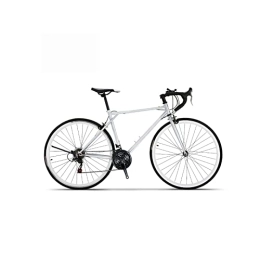 LIANAI Bike LIANAIzxc Bikes Road Bicycle Retro Cross-Country Sports Car 21-Speed Bent Handlebar Male and Female Student (Color : White)