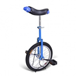 AHAI YU Unicycles 20 Inch Wheel Unicycles Bike for Kids Adults Beginner, Mountain Cycling Balance with Unicycle Stand For Exercise Fun Fitness, Steel Frame, Ergonomic Saddle (Color : BLUE)