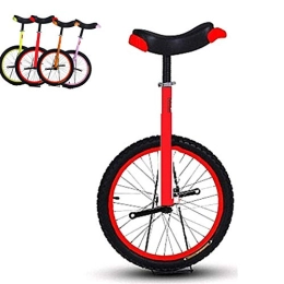 FMOPQ Bike FMOPQ 16' / 18'Wheel Unicycles for 9-15 Year Old Kids / Girl / Beginner Large 20 Inch One Wheel Bike for Adults / Women / Mom Best Birthday Gift (Color : RED Size : 16 INCH Wheel)