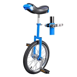 FMOPQ Unicycles FMOPQ 20" / 24" Wheel Unicycle Widened Tires Cycling for Fitness Exercise Single Wheel Balance Bicycle for Sports Travel Safe Comfortable (Color : Blue Size : 20INCH)