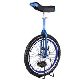 FMOPQ Unicycles FMOPQ Large Adult's Unicycle for Male / Dad / Professionals 20 / 24 inch Wheel Balance Cycling for Fitness Exercise up to 150Kg / 330 pounds (Color : Blue Size : 24 INCH Wheel)