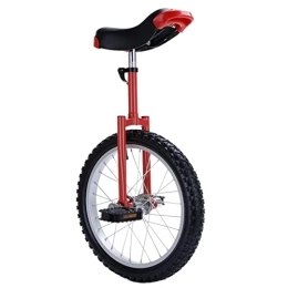 LoJax Unicycles LoJax Freestyle Unicycle F 20 Inch Unicycle for Adults / Big Kid Gifts, Outdoor Mom Dad Beginners Unicycles, Aluminum Alloy Rim and Manganese Steel, Best Birthday Gift (Red 20inch)