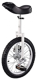 Unicycles Bike Unicycles for Adults Kids, 16 / 18 / 20 Inch Unisex Bike, Single Round Children's Adult Adjustable Height Balance Cycling Exercise (Size : 18 Inch)