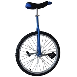 LoJax Bike Wheel Trainer Unicycle Large 24 Inch Unicycle for Adult / Big Kids / Men / Women, Female / Male Unicycle with Alloy Rim, User Tall than 175cm, Best Birthday Gift (Blue 24 Inch Wheel)
