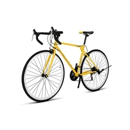   Bicycles for Adults Road Bike Retro Cross-Country Sports Car 21-Speed Bent Handlebar männlich und weiblich Student (Color : Yellow)