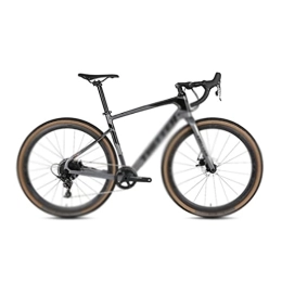   Fahrräder für Erwachsene Road Bike 700C Cross Country 11 Speed 40C Reifen für hydraulische Bremskettenschaltung (Color : Gray, Size : 11_48CM)