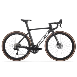 KOOTU  KOOTU Carbon-Rennrad, leichtes Vollcarbon-Scheibenbrems-Rennrad mit Shimano R7120 24-Gang-Gruppensatz und hydraulischer Scheibenbremse für Erwachsene.