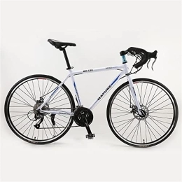 TAURU  TAURU Aluminium-Rennrad, Rennrad für Herren und Damen, leichter Aluminiumrahmen, doppelte Scheibenbremse (27 Gänge, blau)