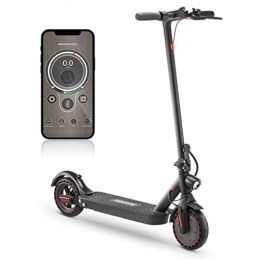 iScooter Electric Scooter Adult Electric Scooter Fast , 28 km Long Range per Charge, 350W, Dual Suspension, Smartphone APP, 8.5'' Tires Folding Commuter E-Scooter for Adult & Teens