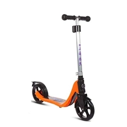 FNN-Scooter Electric Scooter Adult Scooter, Scooter, Young Children's Scooter With Brakes, Commuter Scooter, Load 100KG (non-electric) (Color : Orange)