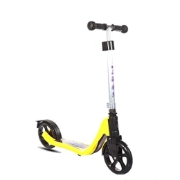 FNN-Scooter Electric Scooter Adult Scooter, Scooter, Young Children's Scooter With Brakes, Commuter Scooter, Load 100KG (non-electric) (Color : Yellow)