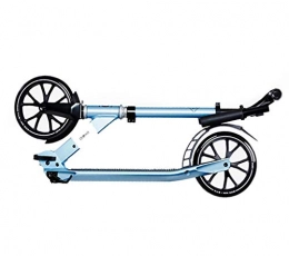 FNN-Scooter Scooter Commuter Scooter, Blue Scooter, Adult Foldable Two-wheeled Scooter, 20CM Large Wheel, Foot Brake, Height Adjustable (non-electric)