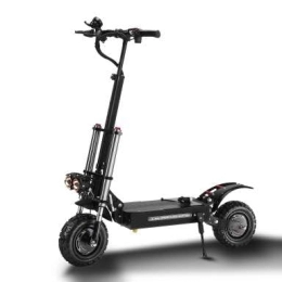 Generic Electric Scooter Electric Scooter, 11 Inch Adult E-Scooter 60v35Ah Dual Motor Foldable Off-Road Electric Scooter with LED Lights and Hydraulic Brake