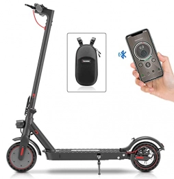 iScooter Electric Scooter Electric Scooter Adults i9pro, Fast Speed 25 km / h, Foldable E Scooter with Dual Suspension, Long Range 28km, 350W Motor, 8.5 Inch Solid Tires Adult Electric Sooter Load 264lbs