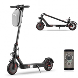 isinwheel Electric Scooter Electric Scooter Adults, isinwheel i9 Pro Foldable E Scooter with Dual Suspension, Long Range 25km, 350W Motor, 8.5 Inch Honeycomb Tires, LED Display E-scooter for Adults & Teens Load 265lbs