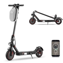 isinwheel Scooter Electric Scooter Adults isinwheel i9 Pro Foldable Scooter with Shock Absorber, Fast 25km / h, 350W Motor, 8.5 Inch Honeycomb Tires, App Control, LED Display E-scooter for Adults & Teens Load 265lbs