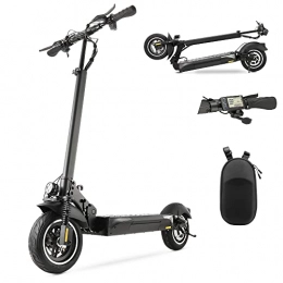 isinwheel Scooter Electric Scooter Adults, iX4 Foldable Electric Scooter Adults, Fast E-Scooter, 500W Motor, 40 km Long Range, Double Turn Lights, 10'' Off-road Tires, 13Ah Li-Ion Battery, Electric Scooter for Adults