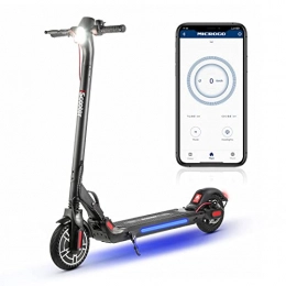 iScooter Scooter Electric Scooter Adults Top 31 km, 3 Speed Mode - GPS & USB Output 350W Motor, 25km Long Range, LED Light, 8.5'' Solid Tires, Disc Brake & EABS, Folding Electric Scooters for Adults with APP Control