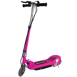 Eskooter Electric Scooter Electric Scooter Childrens 120w 24v Escooter Stand Ride On Toy Battery Operated (Pink)