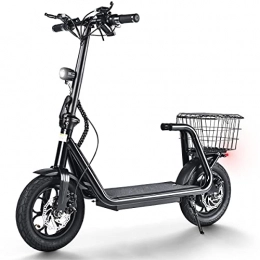HUABANCHE Scooter Electric Scooters Adults, 11AH Folding E Scooters 12 inches Pneumatic Tires - S5 pro