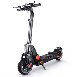 HUABANCHE Scooter Electric Scooters Adults,  500W Motor, 45KM Long Range, 48V13Ah Folding electric scooter with Electronic Horn, LED Turn Signal,  10 inches Pneumatic Tires -C1 Pro