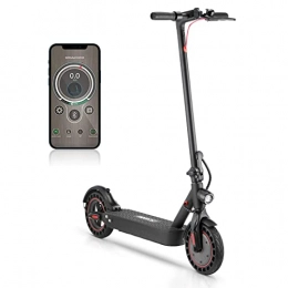 iScooter Scooter Electric Scooters Adults Fast, Max Adult E-Scooter, 500W Motor, 35 km Long Range, 10'' Maintenance Free Tires, Smartphone APP Control Foldable Electric Scooters for Adults & Teens