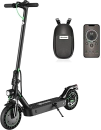 iScooter Electric Scooter Electric Scooters Adults Fast, Max Adult E-Scooter 500W Motor, 35 km Long Range, 10'' Maintenance-Free Tires, Smartphone APP Control Foldable Electric Scooters for Adults & Teens