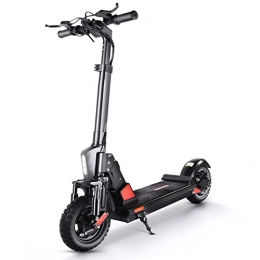 HUABANCHE Electric Scooter Electric Scooters Adults,  Long Range, 48V13Ah Folding electric scooter and Electronic Horn, LED Turn Signal,  10 inches Pneumatic Tires -C1 Pro