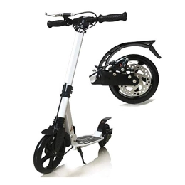 FQCD Outdoor Sports Scooter Kick,Adjustable Adult with Big Wheel Handlebar, Non-Electric Shock Absorbing Kickscooter with Disc Hand Brake, 150Kg Load Adult Child Toy Balance CarSuit for adult, teens a