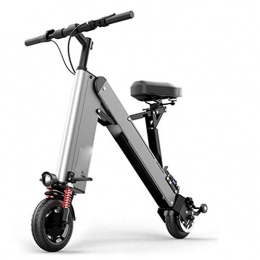 FUJGYLGL Electric Scooter FUJGYLGL Mini Folding Electric Car, Folding Scooter with Long-Range Battery, Up to Solid Tires