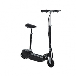 Homcom Electric Scooter HOMCOM Electric E Scooter Ride on Battery Kids Children Toys Scooters 120W Motor 2 x 12V (Black)