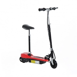 Homcom Electric Scooter HOMCOM Electric E Scooter Ride on Battery Kids Children Toys Scooters 120W Motor 2 x 12V (Red)