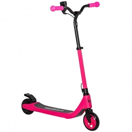 Homcom Electric Scooter HOMCOM Electric Scooter, 120W Motor E-Scooter w / Battery Display, Adjustable Height, Rear Brake for Ages 6+ Years - Pink