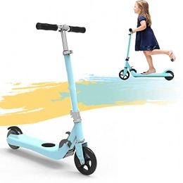 HappyBoard Electric Scooter HST Q3 Electric Scooter Height Adjustable Smart E Scooter Kick Scooter Stunt Scooter 100 W | 25.2V 0.9A Battery | 6 km / h for Kids (Blue)