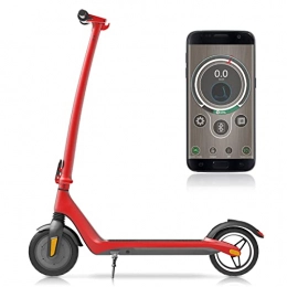 iScooter Electric Scooter i11 Electric Scooter Adults MAX 35 km Range, 2022 NEW E Scooter with App, 350W Motor, Fast 30 km, 8.5-inch Pneumatic Tires Electric Scooters for Adults & Teens (RED)