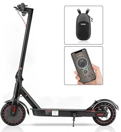iScooter Electric Scooter iScooter Electric Scooter App Control, Long Range 25 km Electric Scooter Adults, Maximum Speed up to 25 km / h, 8.5 inches Solid Folding Tyres Scooter Electric Scooter i9