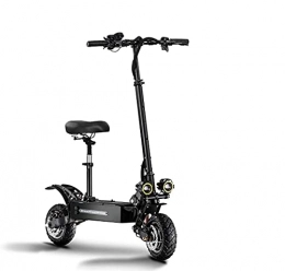 JLKDF Electric Scooter JLKDF ZGGYAElectric Scooter Adult, Oil Brake + EBAS Electronic Brake, Foldable Electric Scooter Adult Scooter, 11 Inch 60V Dual Drive High Speed Off-road High Power