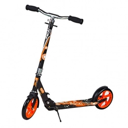 FNN-Scooter Electric Scooter Kick Scooter, Fashion Scooter, Foldable Adult Youth Two-wheeled Scooter, 2 20CM PU Wheels, Height Adjustable (non-electric)