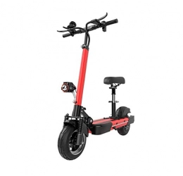 N\A Electric Scooter  Portable Foldable Adult Electric Scooter 500W, 10-inch Flat Tire Hydraulic Shock-absorbing Aluminum Alloy 45km / h, 48V Lithium Battery, Maximum 150KM, Electric Scooter With Seat