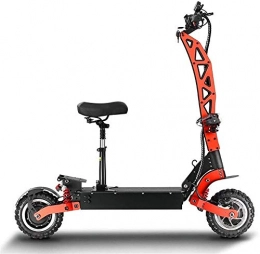 XINHUI Scooter XINHUI Electric Scooter Adult 5600W with Seat High Standard Electric Scooter with Dual Motor Max Speed 85Km / H 11Inch Off-Road with 60V 30AH Lithium Battery