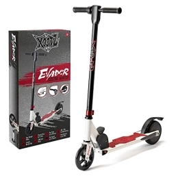 Xootz Scooter Xootz Kid's Evader Electric Scooter for Adults, Ultra Lightweight Foldable, 24V Rechargeable Battery, White / Red, One size