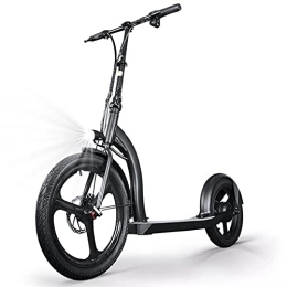 YQGOO Scooter YQGOO Electric Scooters Adult, Urban Commuter E-Scooter Folding Fat Tire Electric Scooter, 20'' Pneumatic Tire / 350W Motor / Up To 30MPH / 36V 10Ah Lithium Battery