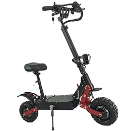 YX-ZD Electric Scooter YX-ZD Off Road Electric Scooter Adult 3000W Dual Motor 60V Power Battery 11 Inch Big Wheel Fast Off-Road E Scooter 130Km Long Range, 6000W 28.8Ah