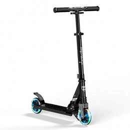 FNN-Scooter Scooter Adult Scooter, 2-wheel Scooter, Suitable for Children, Teenagers, Adults, Boys And Girls 3-10 Years Old, Foldable And Lightweight Single-pedal Scooter, Anti-skid Scooter (Color : Black)