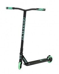 Clothink Scooter Clothink Stunt Scooter - High End Pro - Fun Scooter Stunt Scooter with ABEC 9.110 mm PU Wheels, up to 100 kg, Kick Scooter for Children Adults from 7 Years (for 110 cm to 185 cm) Black / Blue